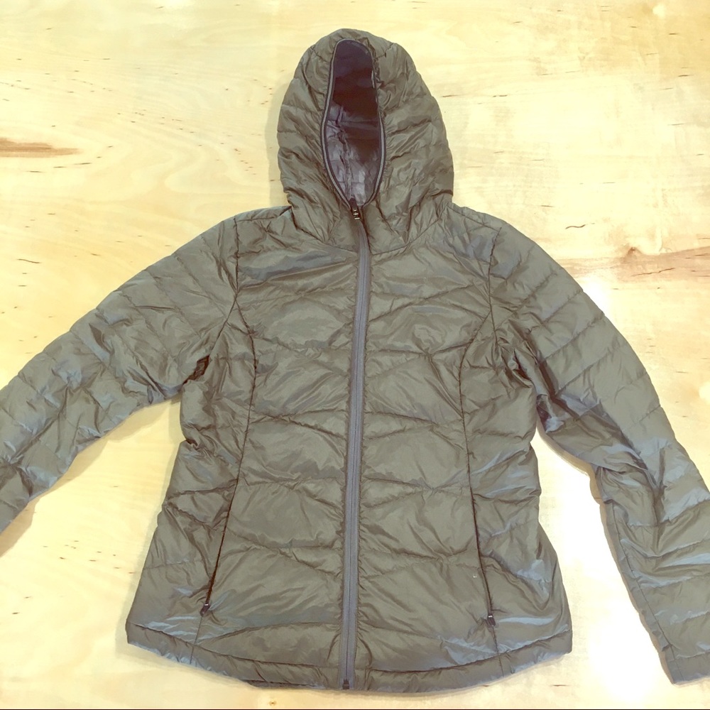 Lole Down Puffer Puffy Jacket Green